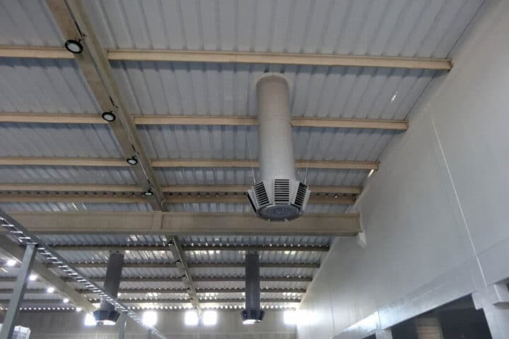 ventilação industrial