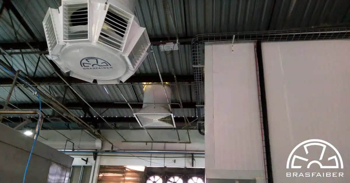 Ventilador Industrial para Indústria de Pães